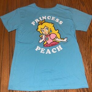 Nintendo Blue Princess Peach Kids Tee